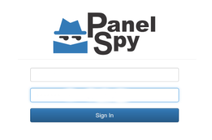 PanelSpy sign in page